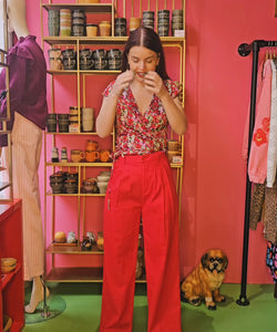 GRACE & MILA | PHIL PANTALON - RED