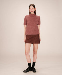 GRACE & MILA | SAULE SS PULLOVER - TERRACOTTA