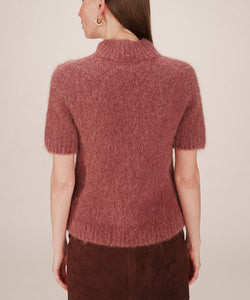 GRACE & MILA | SAULE SS PULLOVER - TERRACOTTA