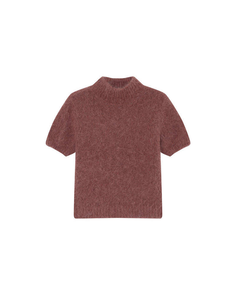 GRACE & MILA | SAULE SS PULLOVER - TERRACOTTA