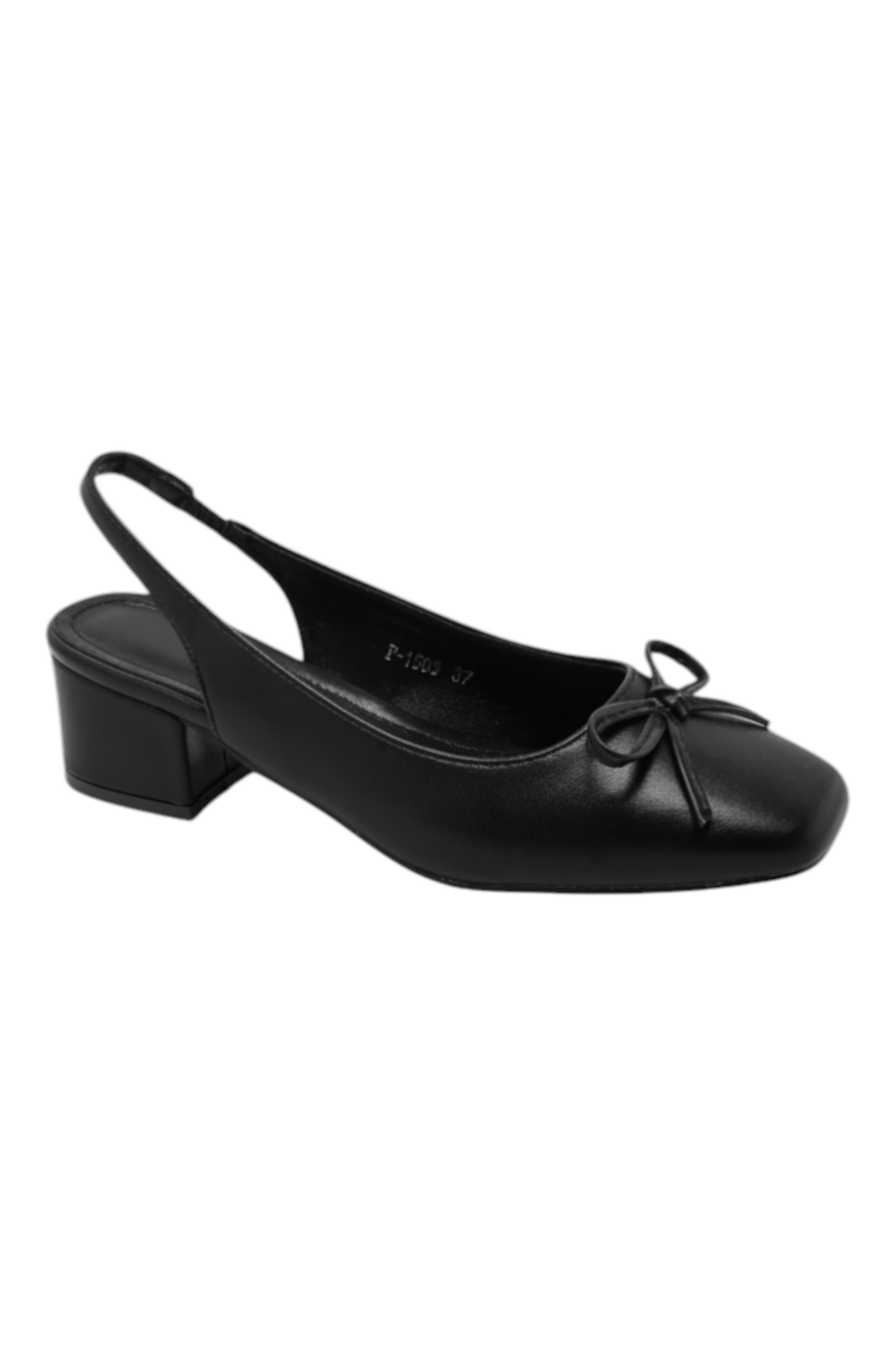 ROBIN SLINGBACKS SHOES - BLACK