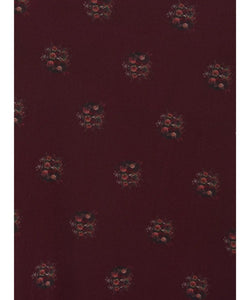 TRISHA MESH SKIRT - BORDEAUX