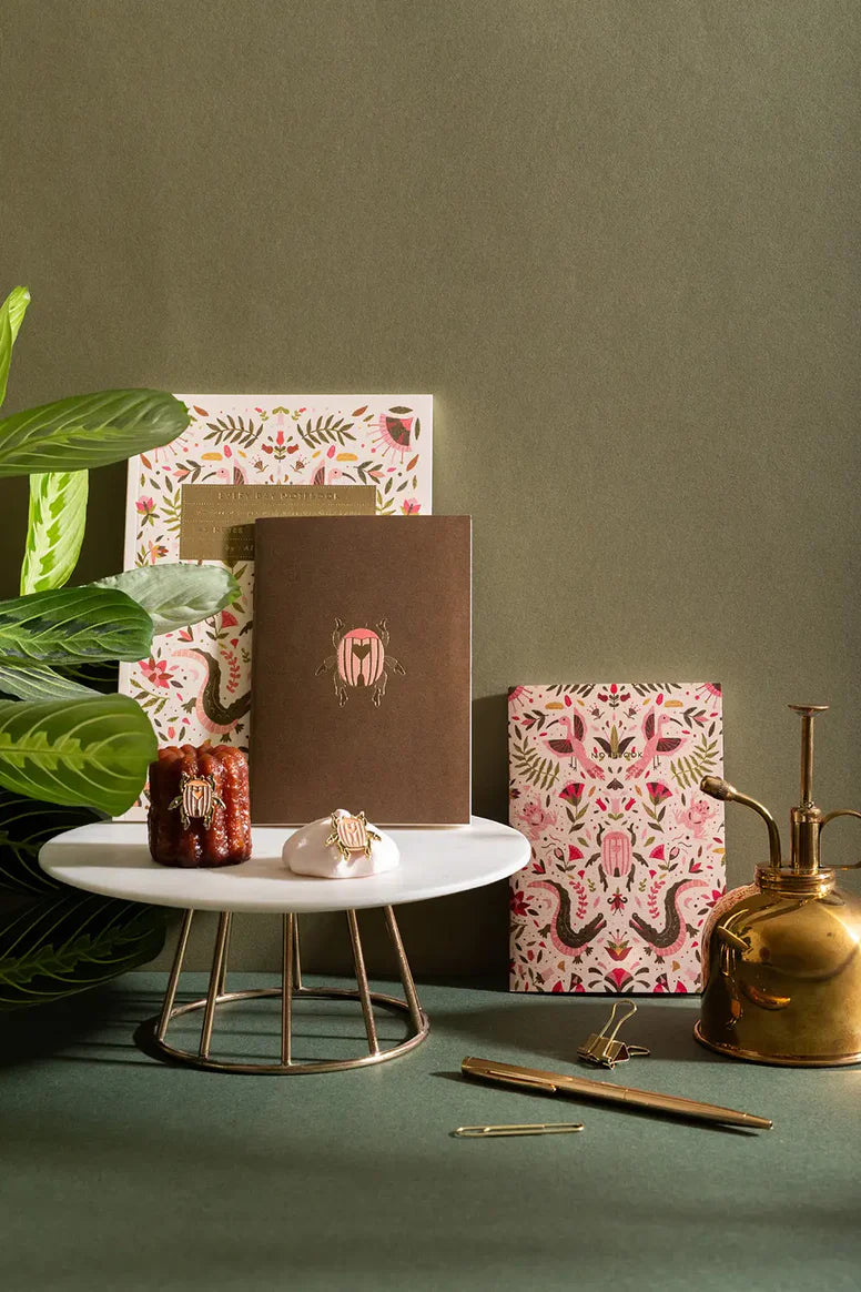 ATWTS | A5 NOTEBOOK - PINK CROCO