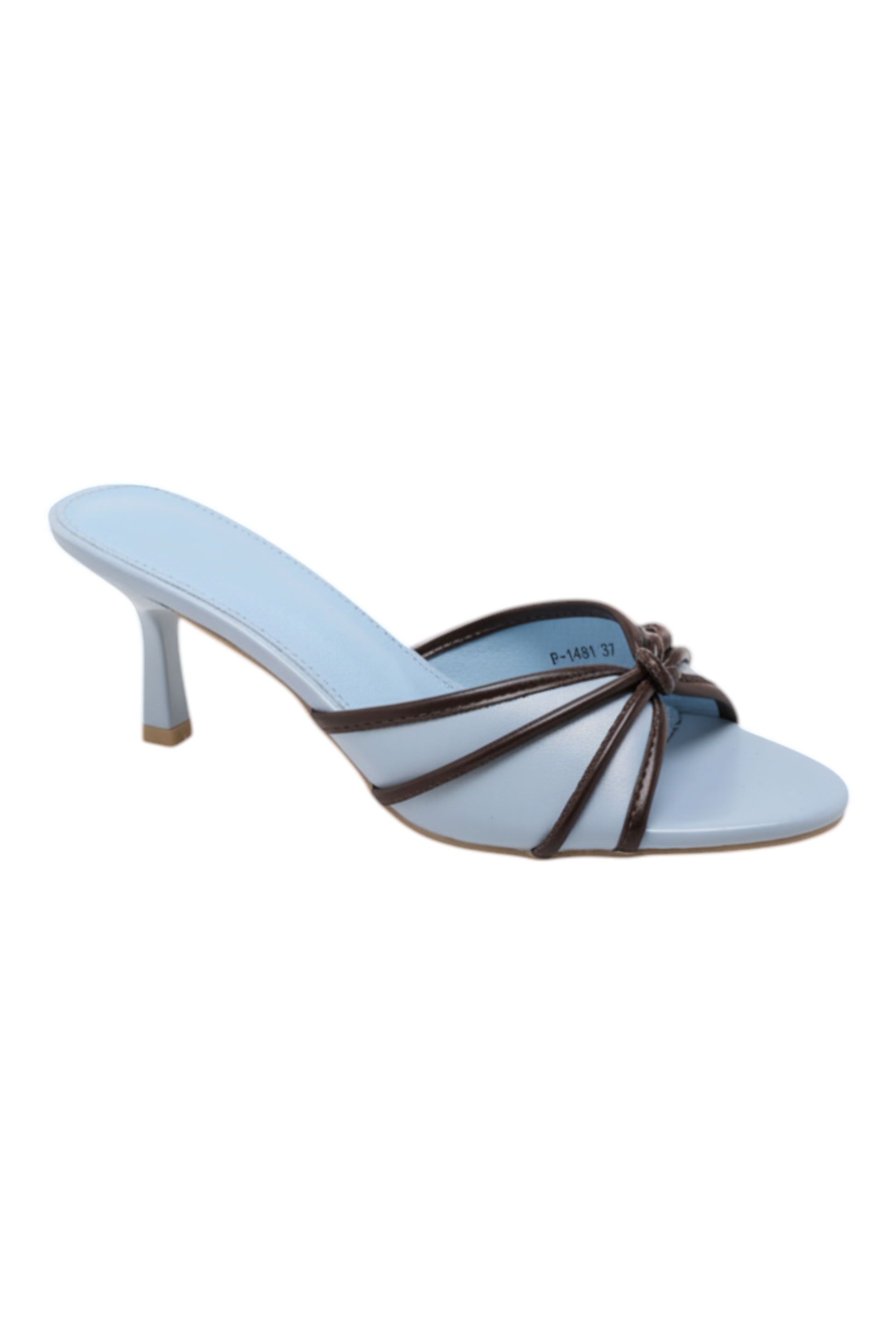 SENNE HEELS - BLUE/BROWN