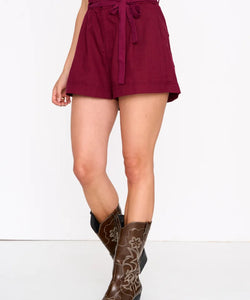 LAU SHORTS - BORDEAUX