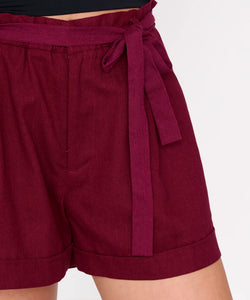 LAU SHORTS - BORDEAUX