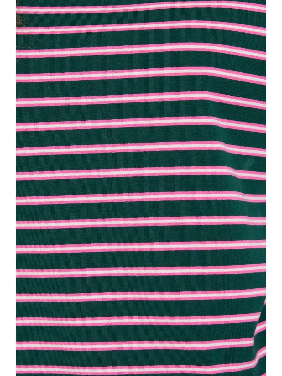 NANU STRIPED TEE - GREEN