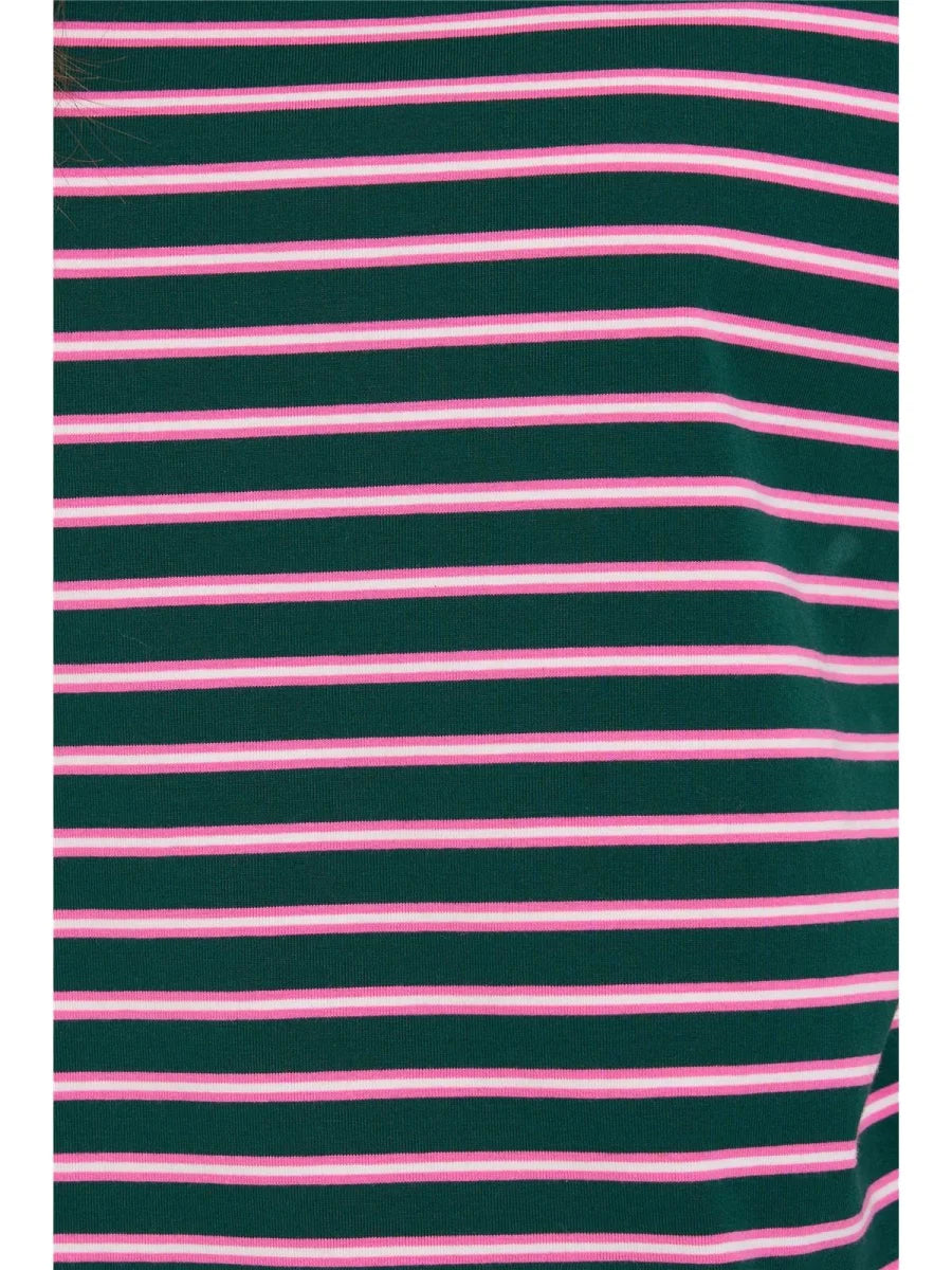 NANU STRIPED TEE - GREEN