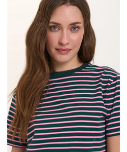 NANU STRIPED TEE - GREEN