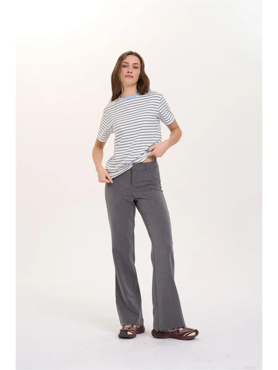 NANU STRIPED TEE - WHITE
