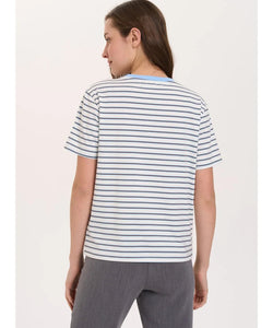 NANU STRIPED TEE - WHITE