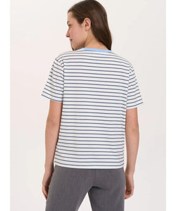 NANU STRIPED TEE - WHITE