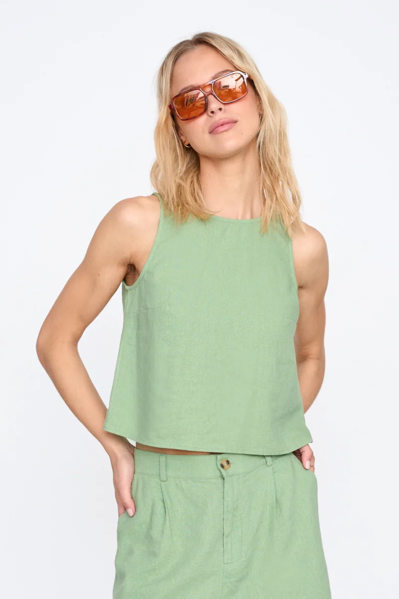 AVALYN TOP - GREEN