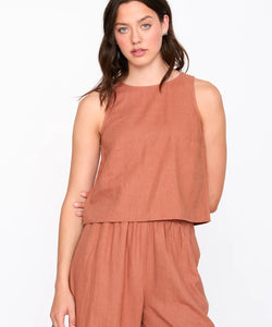 AVALYN TOP - RUST