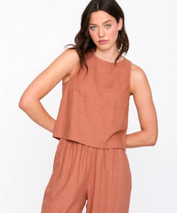 AVALYN TOP - RUST