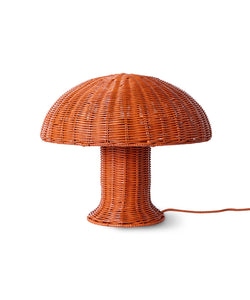 HKliving | RATTAN TABLE LAMP - CORAL