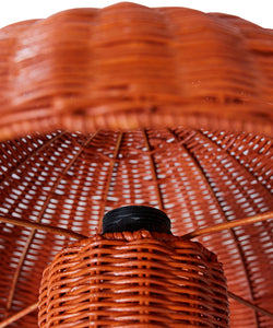 HKliving | RATTAN TABLE LAMP - CORAL