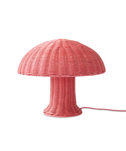 HKliving | RATTAN TABLE LAMP - BLUSH