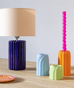 &k | CANDLE GROOVE - LIME GREEN