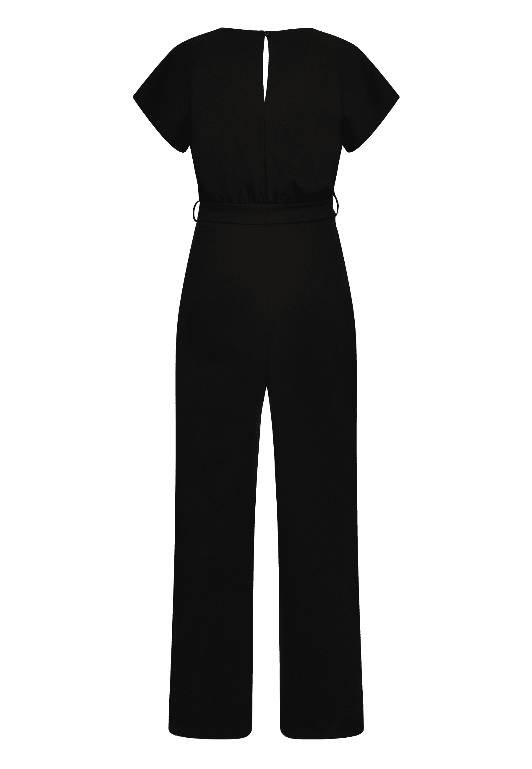 JUMPSUIT | GIRL V-NECK - BLACK