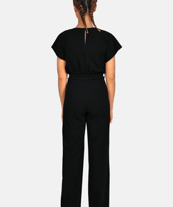 JUMPSUIT | GIRL V-NECK - BLACK