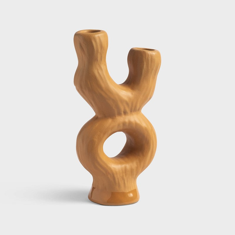 &k | CANDLE HOLDER LOOP - NUDE