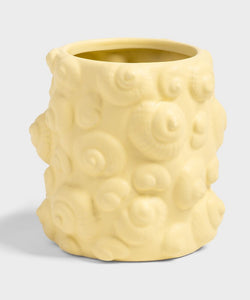 &k | VASE TIDE HELIX - YELLOW
