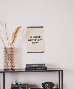 BE NAKED POSTER - WHITE