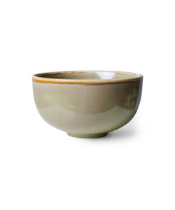 HKliving | CHEF CERAMICS: BOWL - MOSS GREEN