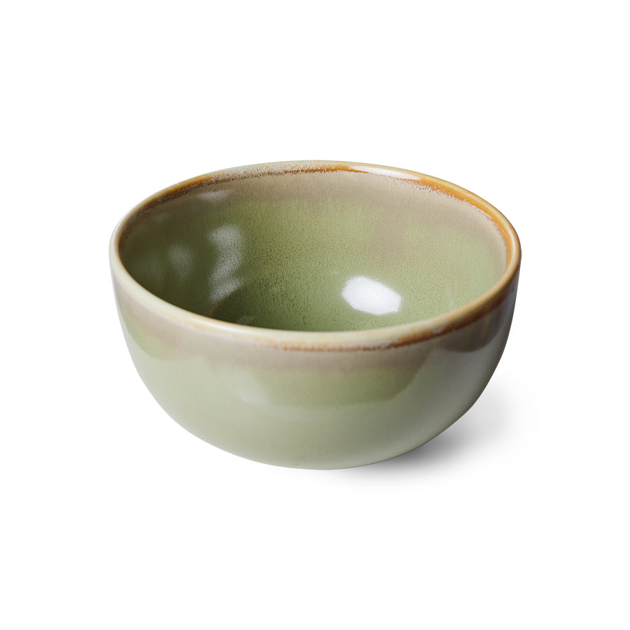 HKliving | CHEF CERAMICS: BOWL - MOSS GREEN