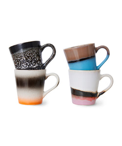 HKliving | 70'S ESPRESSO MUGS - FUNKY