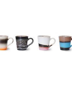 HKliving | 70'S ESPRESSO MUGS - FUNKY