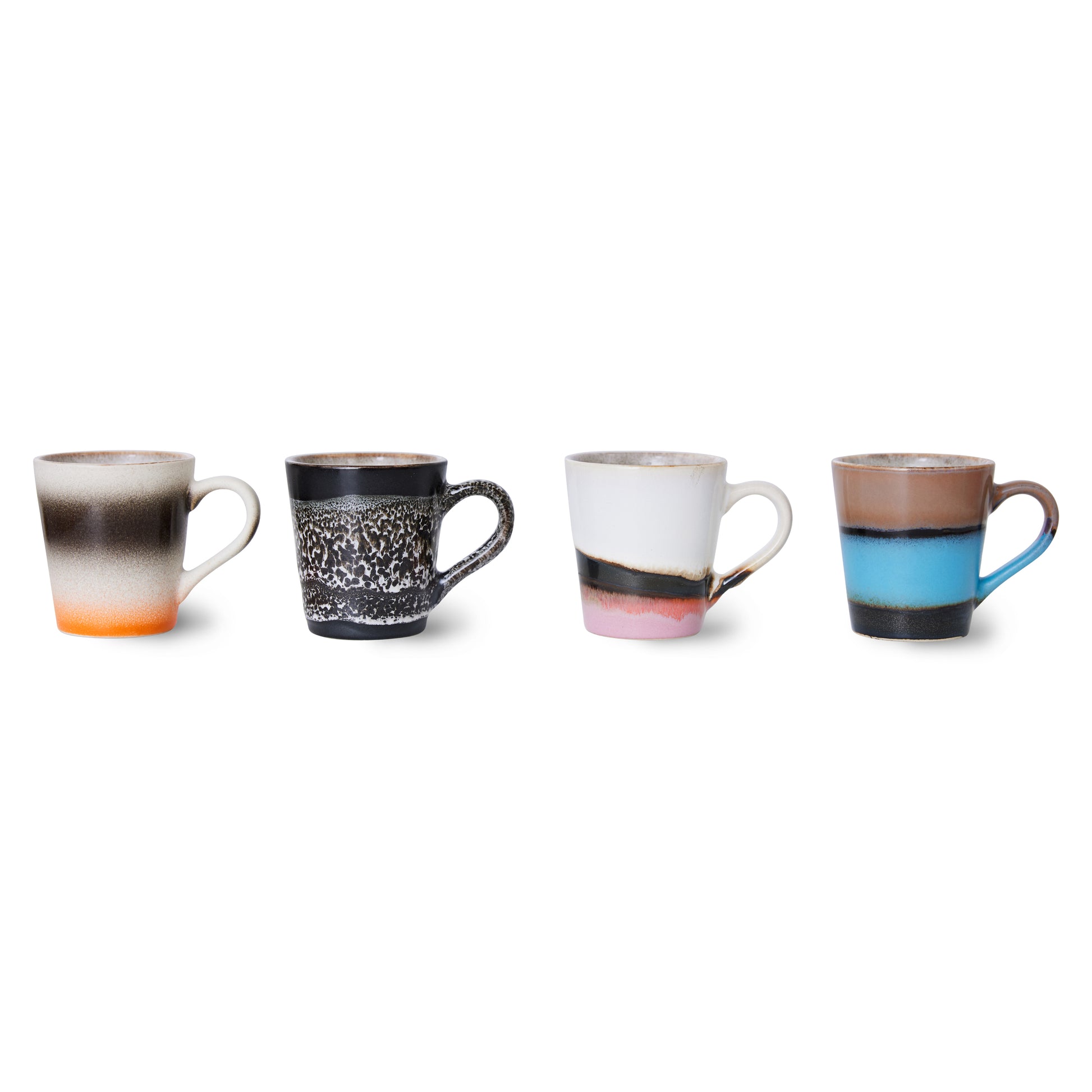 HKliving | 70'S ESPRESSO MUGS - FUNKY