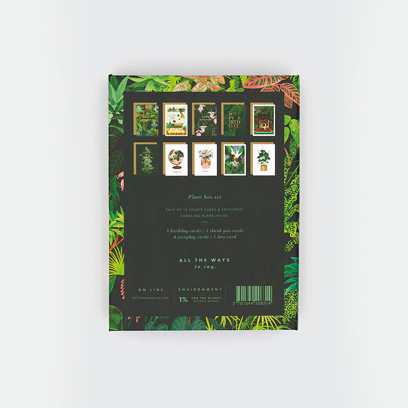 ATWTS | KAARTEN BOX VAN 10 - PLANT