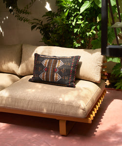 HKliving | ORIENTAL EMBROIDERED CUSHION 40x60cm - COURTYARD