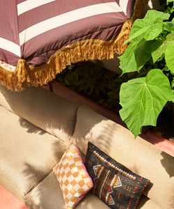 HKliving | ORIENTAL EMBROIDERED CUSHION 40x60cm - COURTYARD