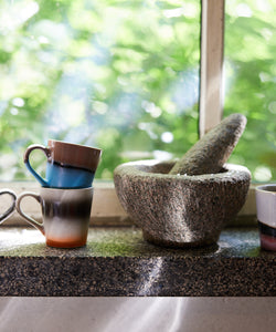 HKliving | 70'S ESPRESSO MUGS - FUNKY