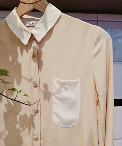 DESIGNER ITEM | SEE BY CHLOE SILK BLOUSE - BEIGE