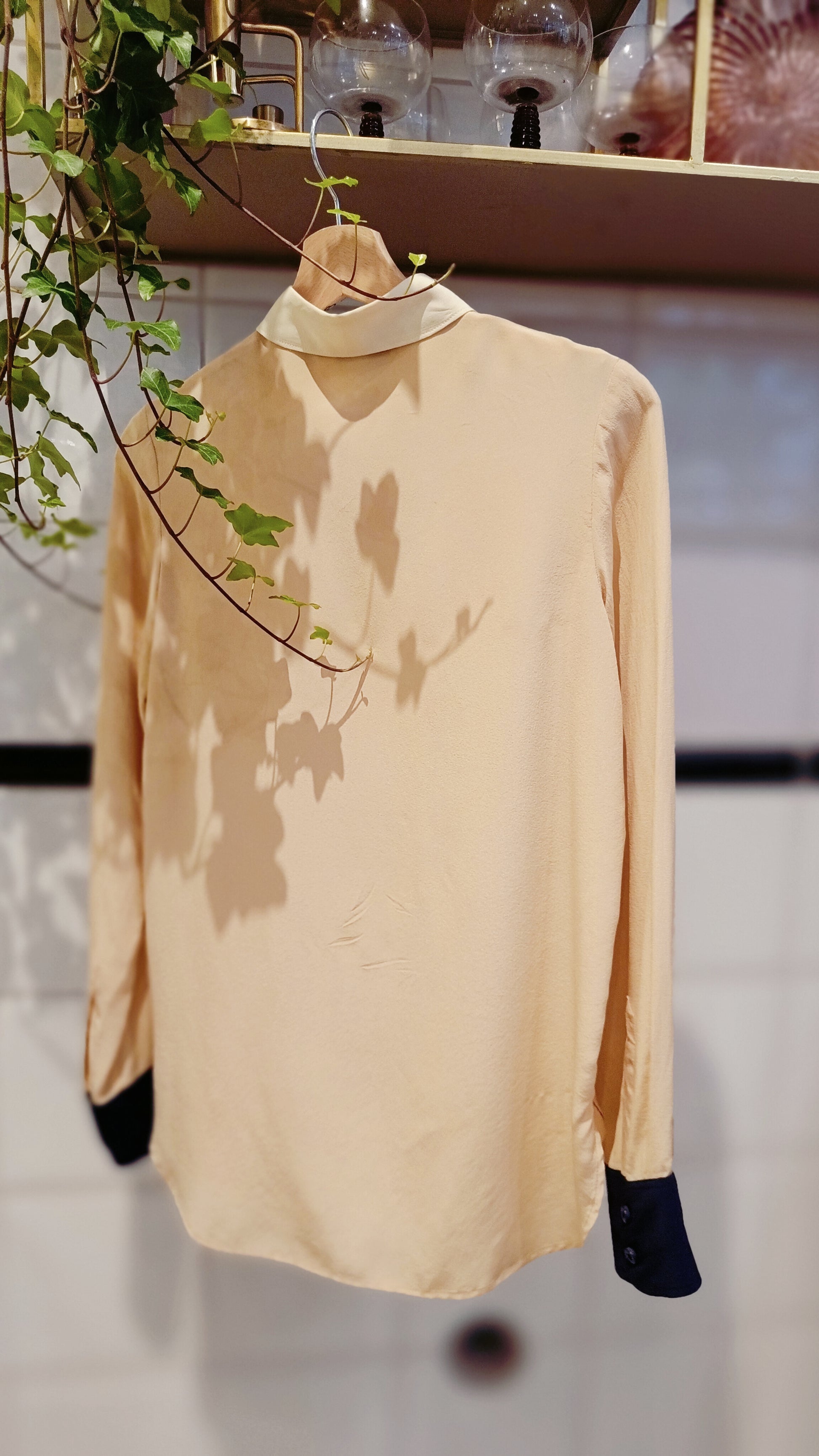 DESIGNER ITEM | SEE BY CHLOE SILK BLOUSE - BEIGE