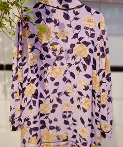 DESIGNER ITEM | GANNI FLOWER KIMONO - LILAC