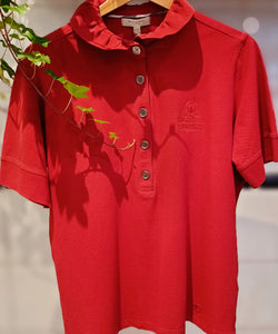 DESIGNER ITEM | BURBERRY POLO - RED