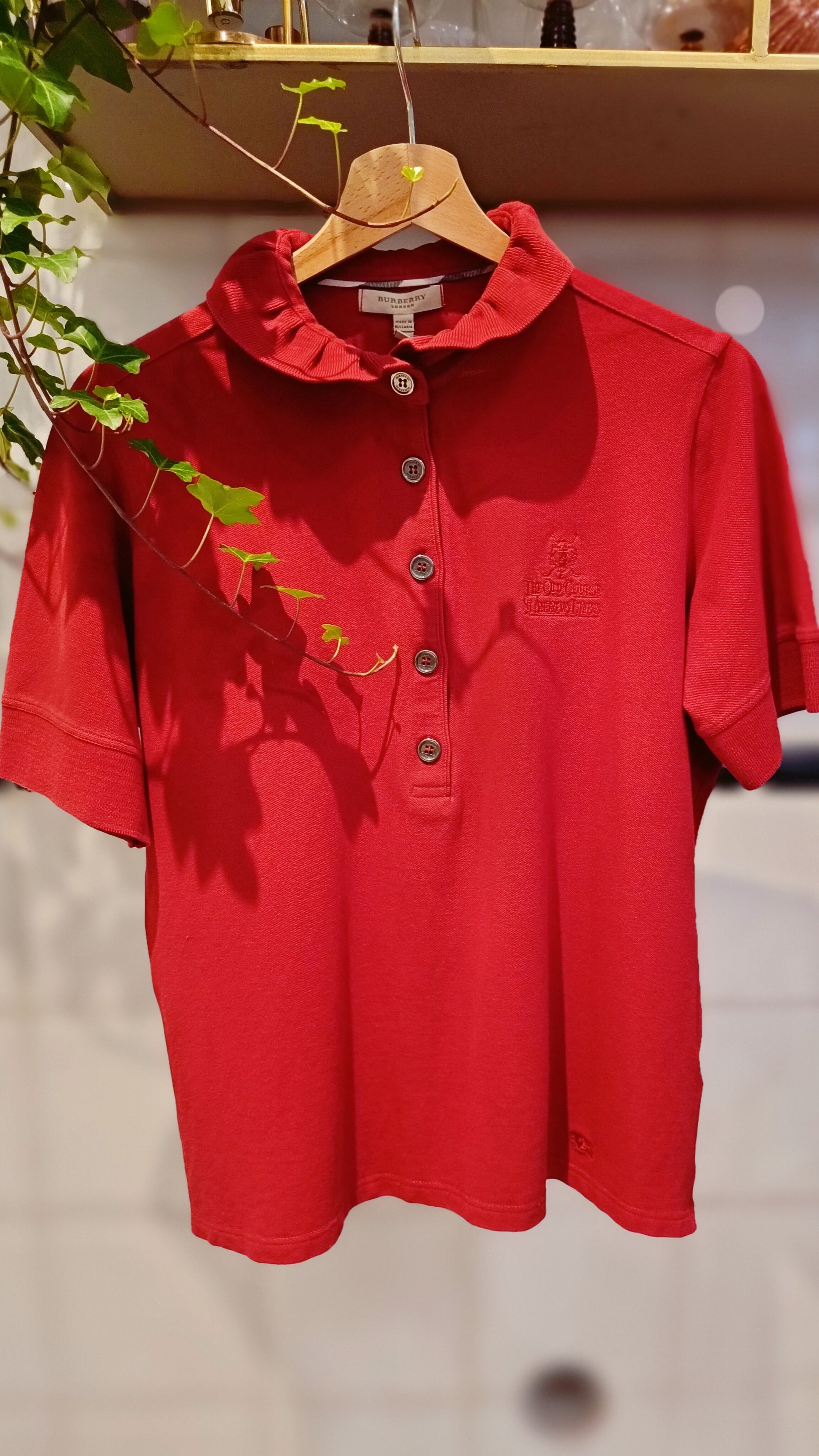DESIGNER ITEM | BURBERRY POLO - RED