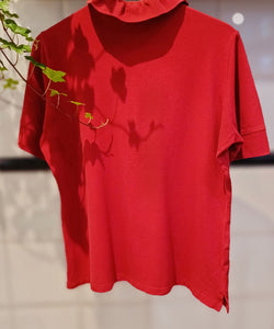 DESIGNER ITEM | BURBERRY POLO - RED