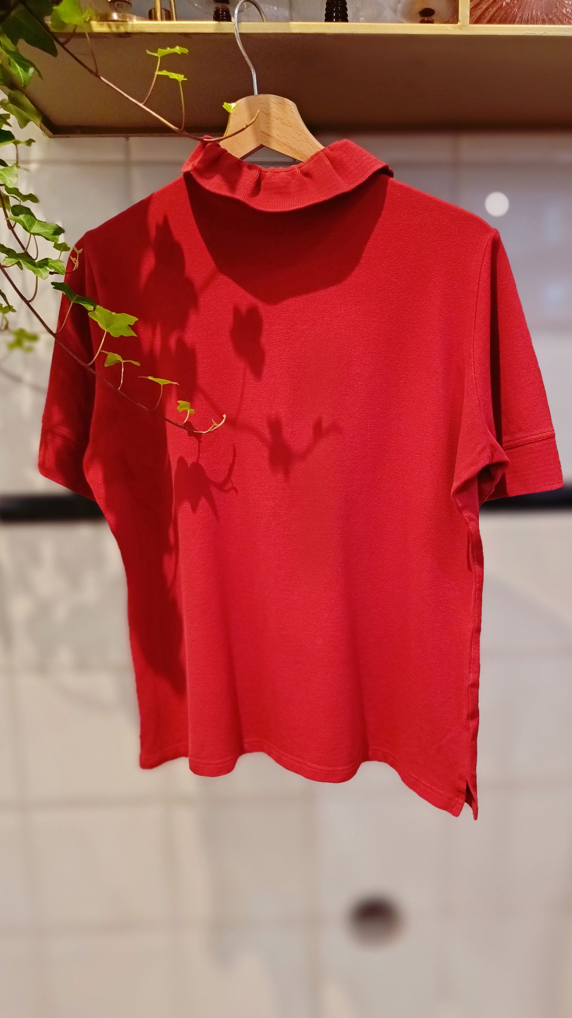 DESIGNER ITEM | BURBERRY POLO - RED