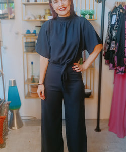 JUMPSUIT | GIRL TURTLENECK - NAVY