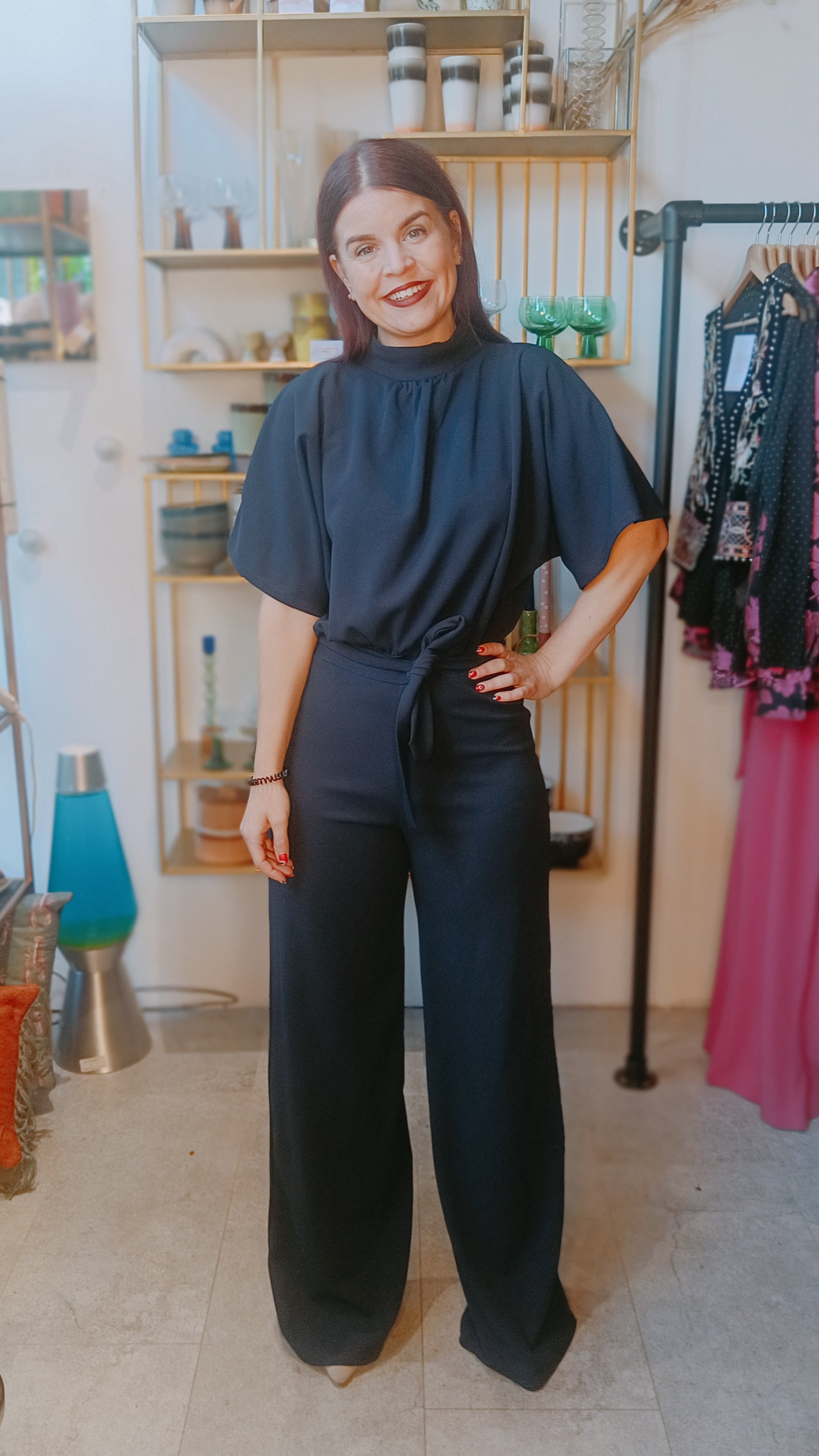 JUMPSUIT | GIRL TURTLENECK - NAVY