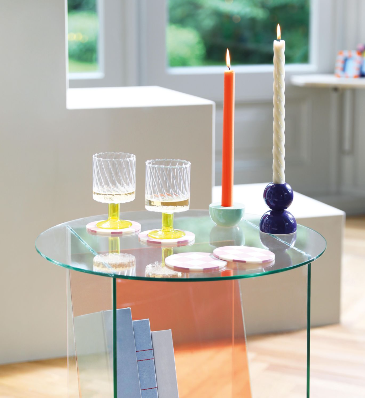 &k | MARSHMALLOW CANDLE - NAVY