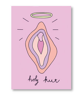 KUT. Illustraties | A6 KAART - HOLY KUT