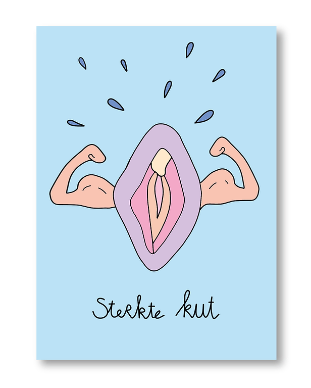 KUT. ILLUSTRATIES | A6 KAART - STERKTE KUT