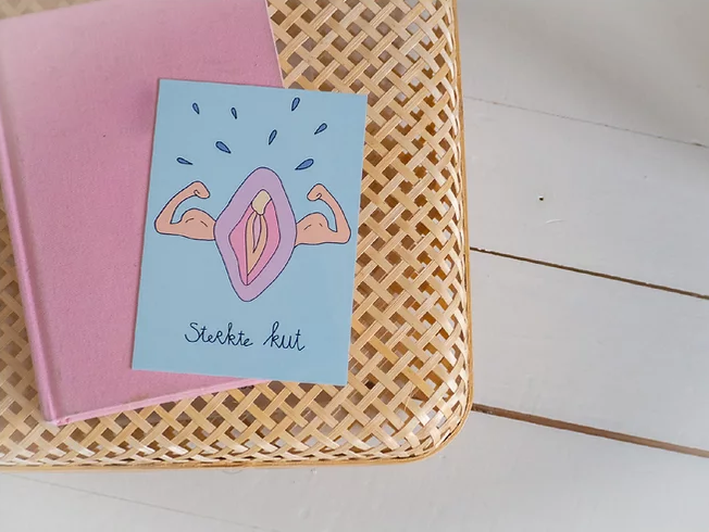 KUT. ILLUSTRATIES | A6 KAART - STERKTE KUT